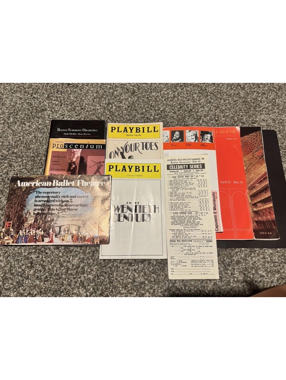 1960-90s Opera/Orchestra/Ballet Booklets Ephemera